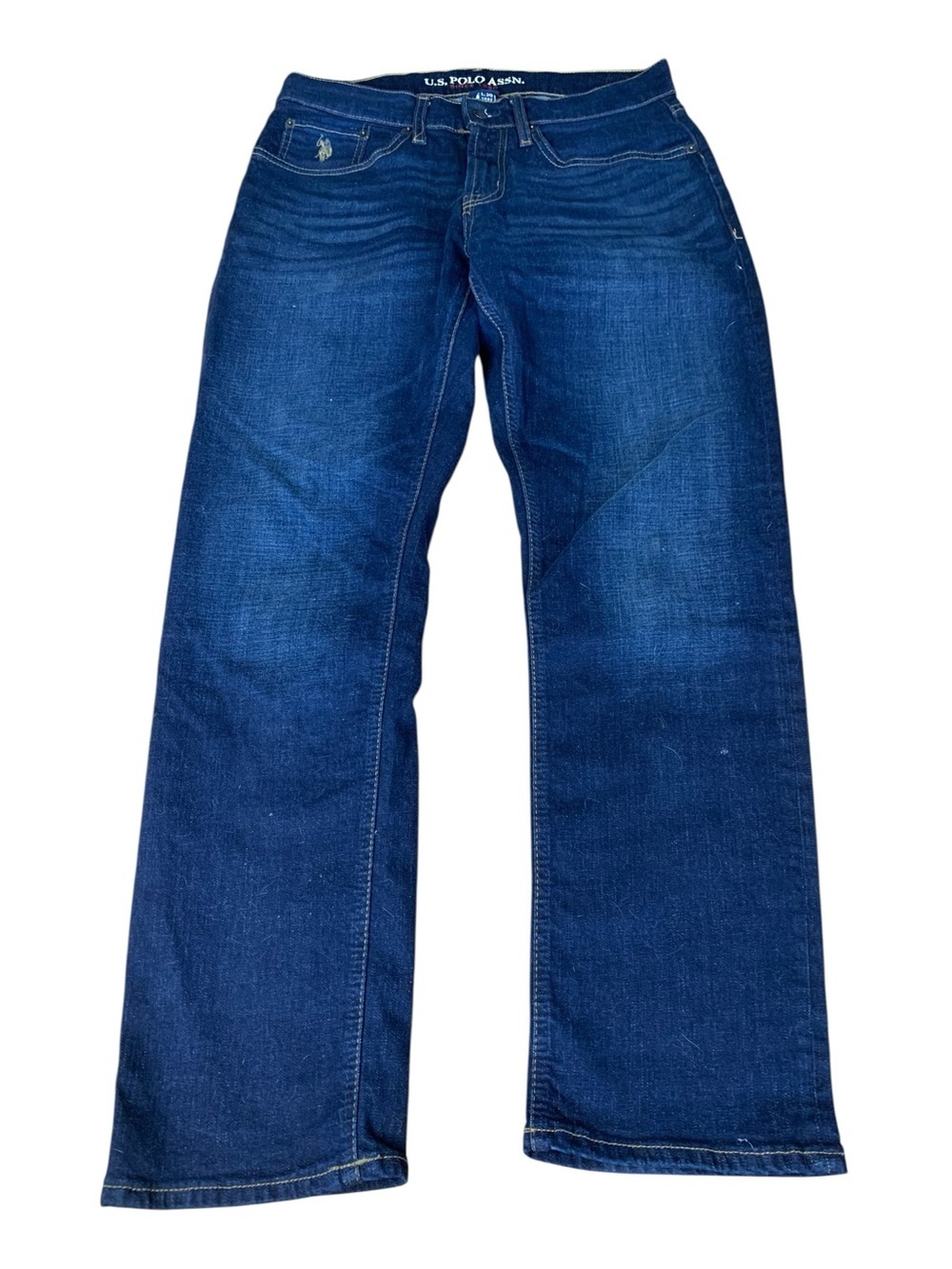 U.S. Polo Assn. Men's Activate Stretch Dark Wash Straight Leg Jeans 31x30